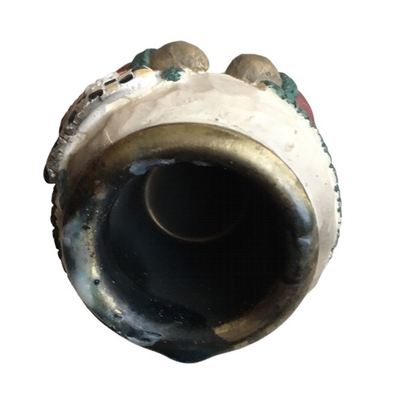 Folk Art Snowman Candle Snuffer - Picture 7 of 9